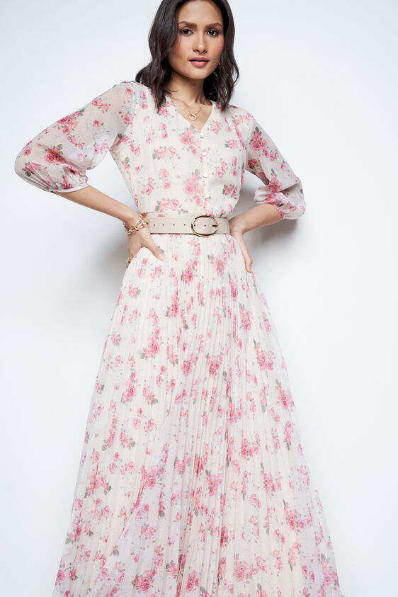 Breezy Brookside Maxi Dress, Cream, image 3